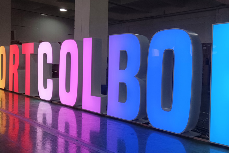 02 Free Standing Giant LED Letter Signage (2)