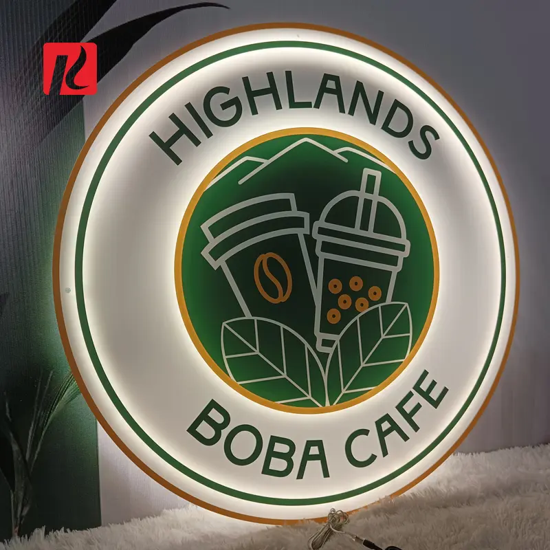 Acrylic luminous sign