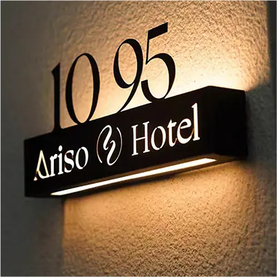 LED Room Number Sign