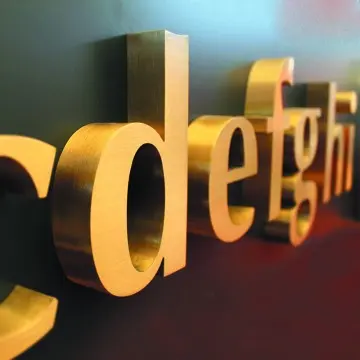 Factory custom stainless steel letters metal letters sign storefront signage