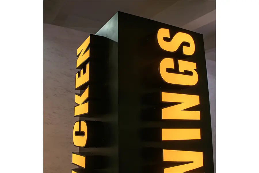 Carácter luminoso LED