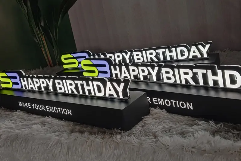 C-4 -Table Top LED Sign (2)