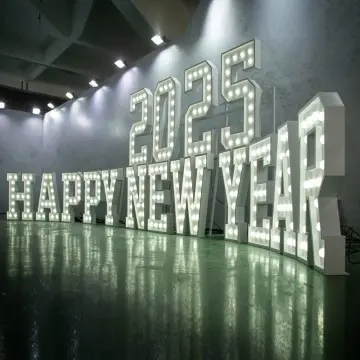 Custom Marque Letters and numbers sign for Christmas /New year