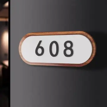 Factory supply hotel door sign house number signage toilet sign