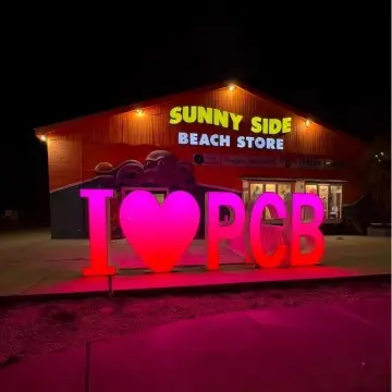 Custom landmark sign free standing huge letters led signage