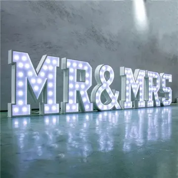MARRY ME Marquee Letter Bubble Letter Signage
