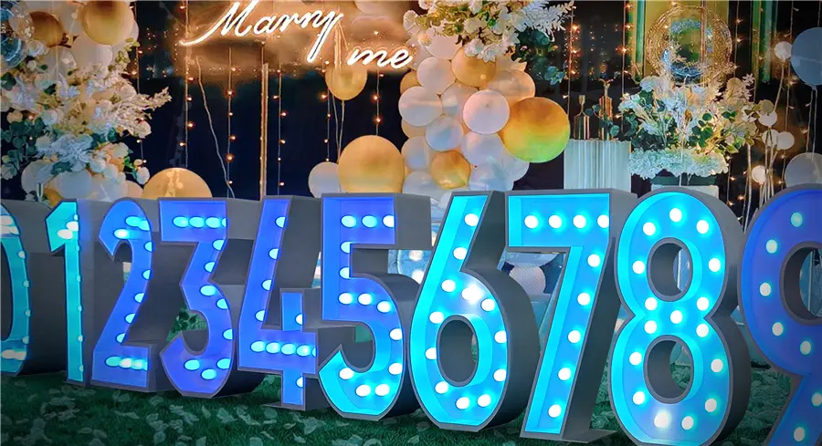 Marquee Letters for Wedding Rental Business