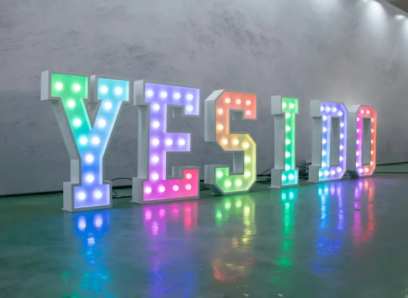 Best custom3ft,4ft MARRY ME Marque Letters sign-2